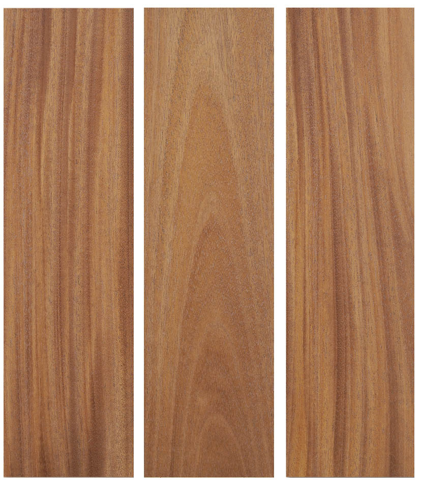 listones de madera acajou