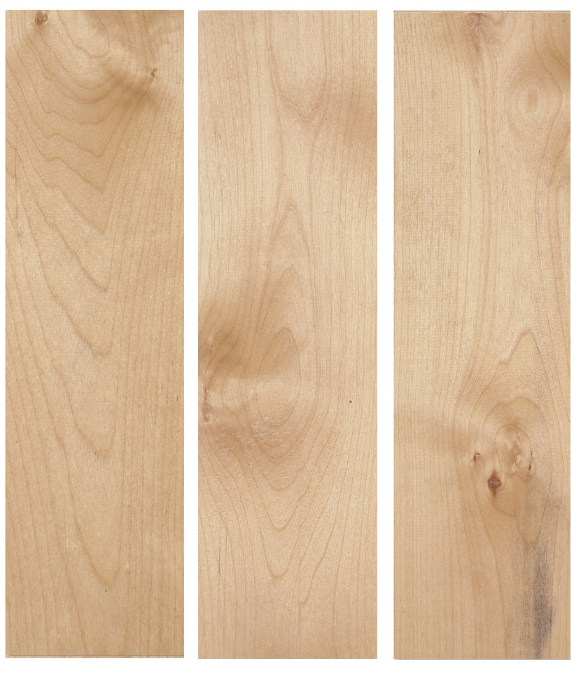 listones de madera aliso rojo o americano