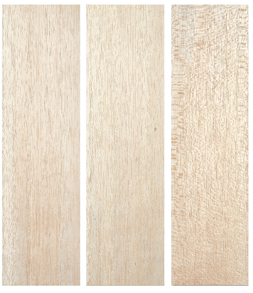 listones de madera balsa