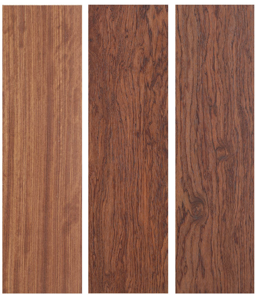 listones de madera bubinga