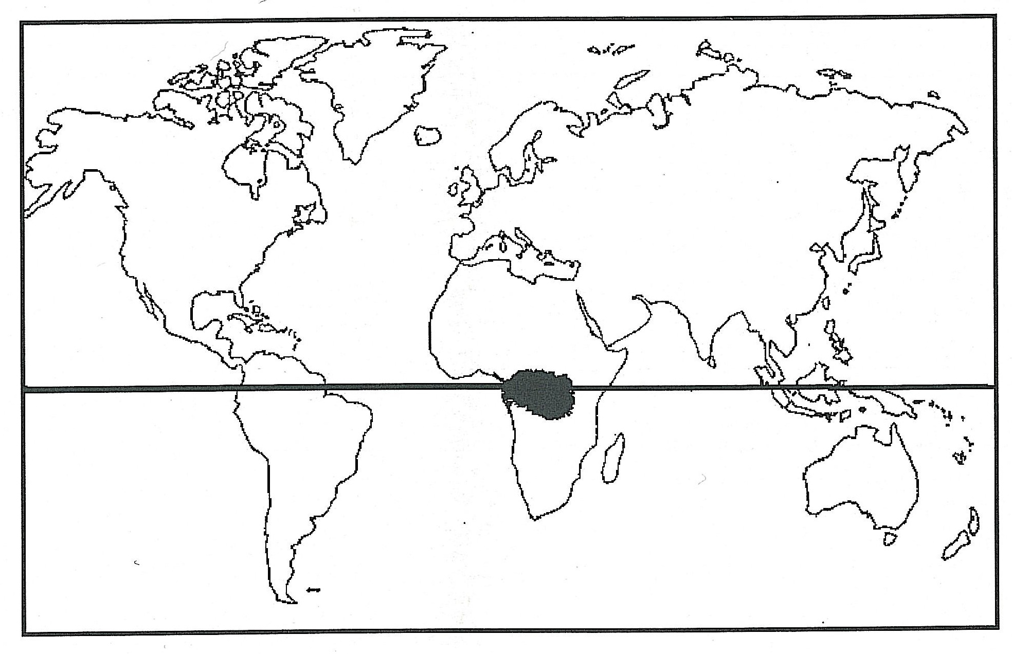 mapa procedencia madera bubinga