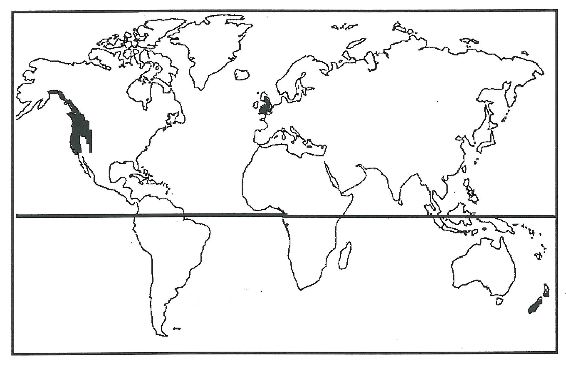 mapa procedencia cedro rojo del pacificio