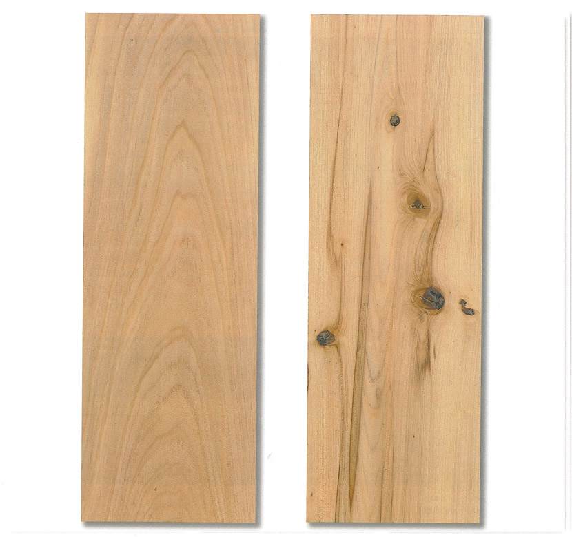 listones de madera de ciprés