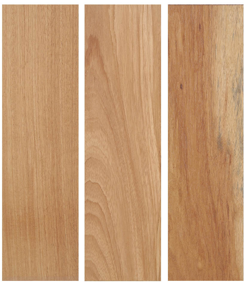 listones de madera doussie