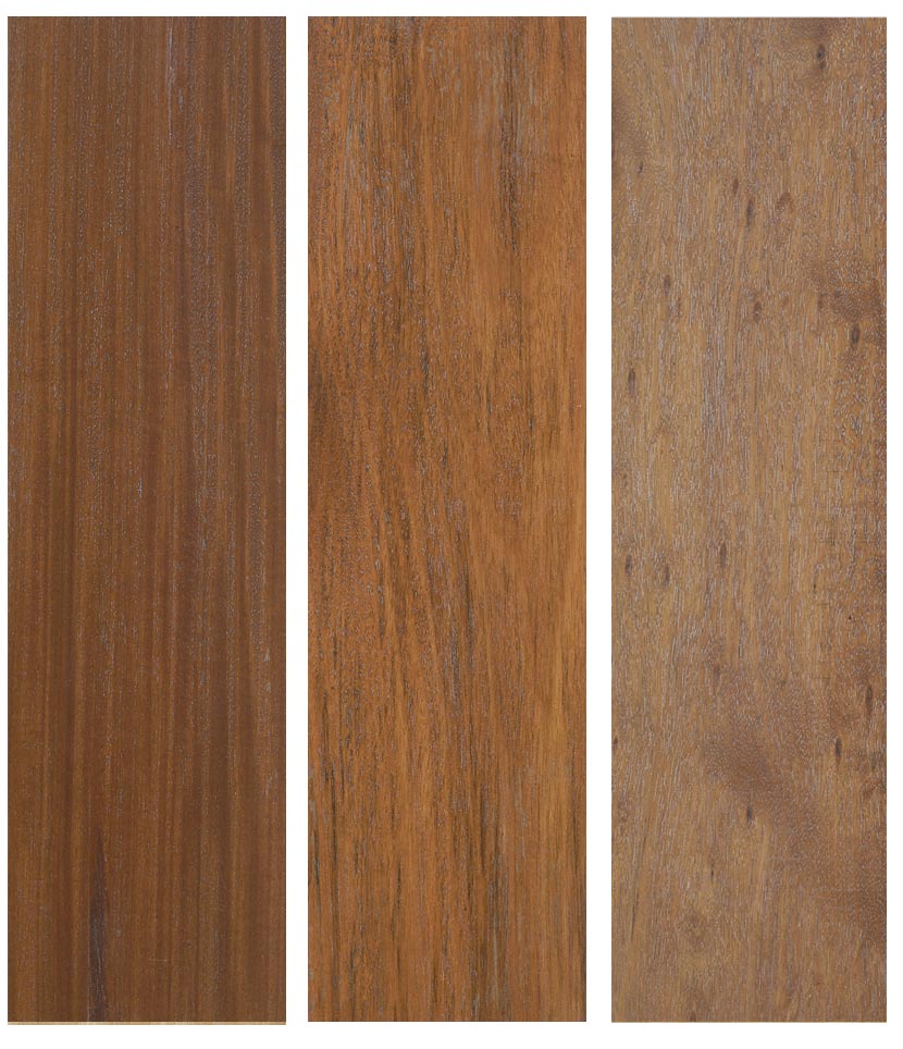 listones de madera ipe