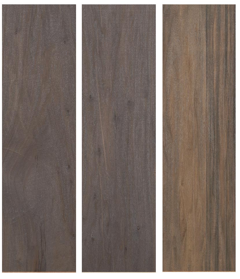 listones de madera mansonia