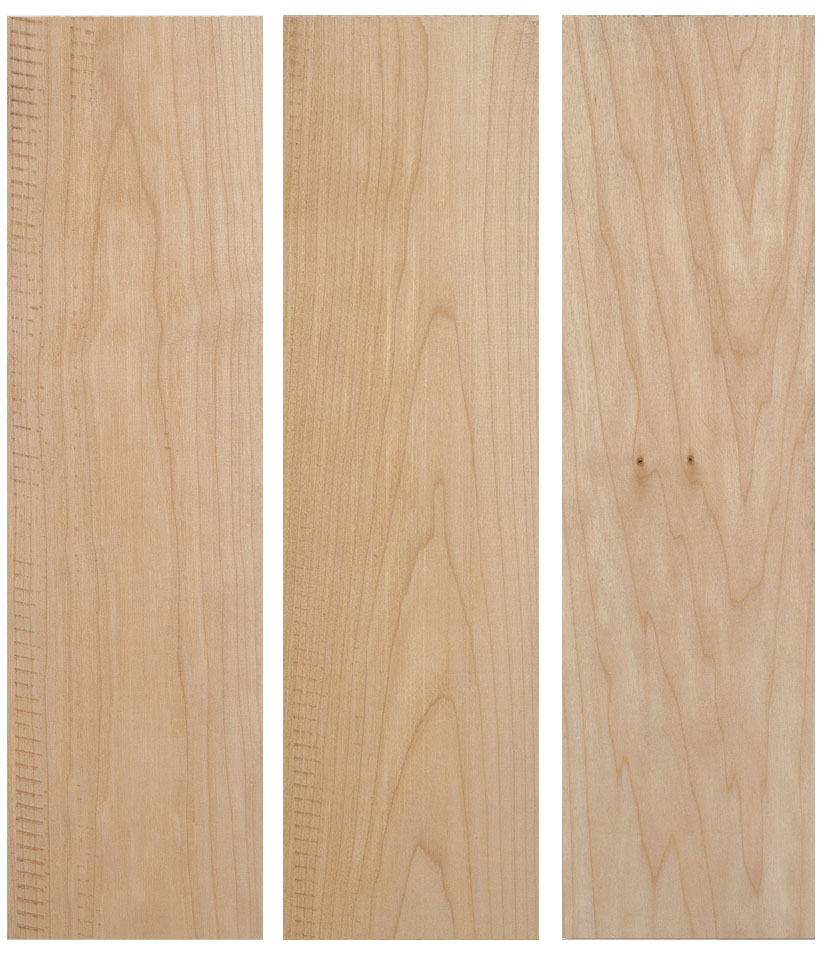 listones de madera maple rojo del pacificio