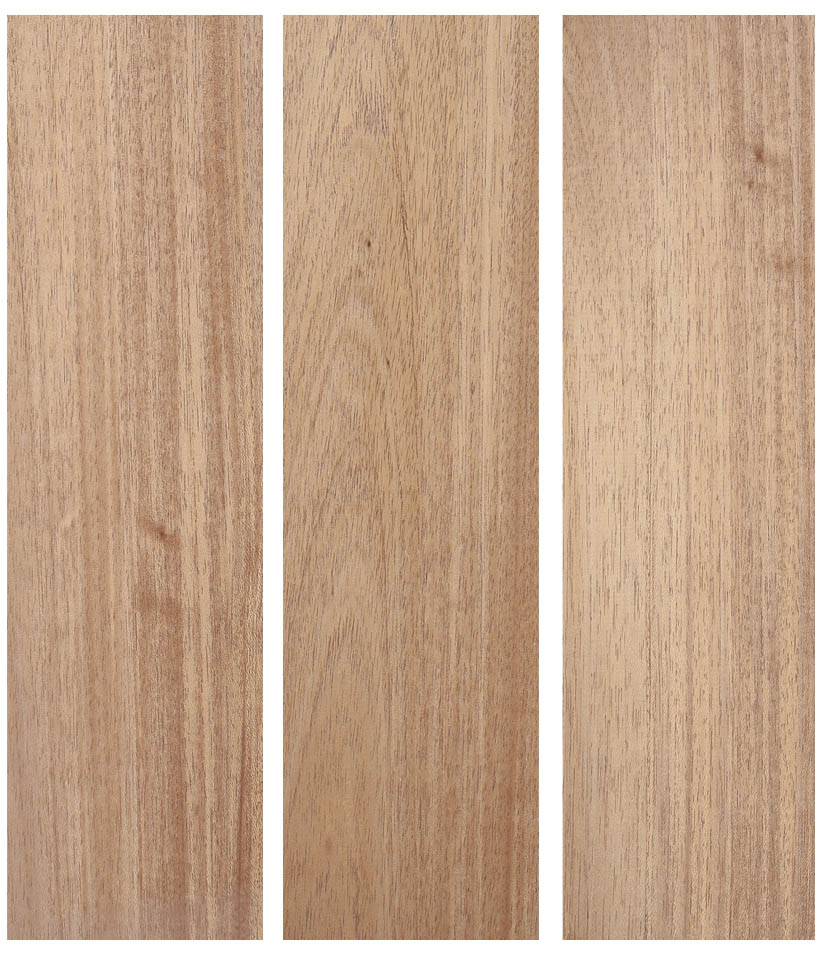 listones de madera niangon