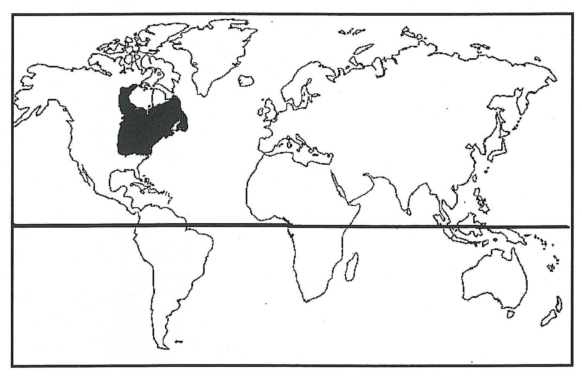 mapa procedencia madera roble blanco americano