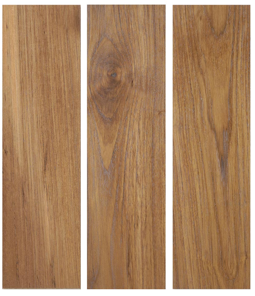 listones de madera teca